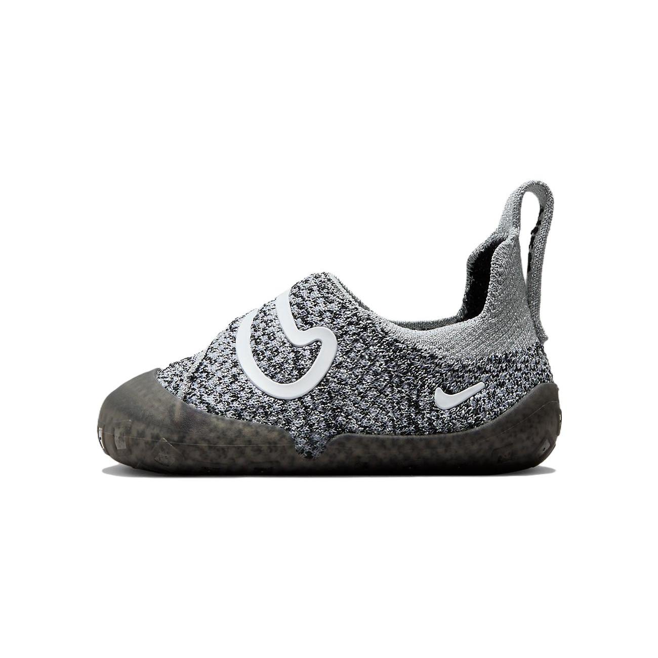 Nike Swoosh 1 Black Wolf Grey TD FB3244-001 18.5
