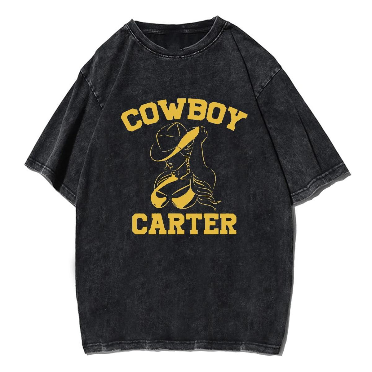

Fashion Beyonce Cowboy Carter Cotton Shirt Music Tour for Fans Y2k Women T-shirts Men Fugees Men Clothing T Shirt 3XL