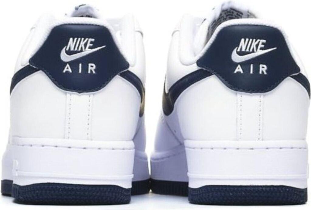 Кроссовки Nike Air Force 1 '07 белый/белый/миднайт нэйви