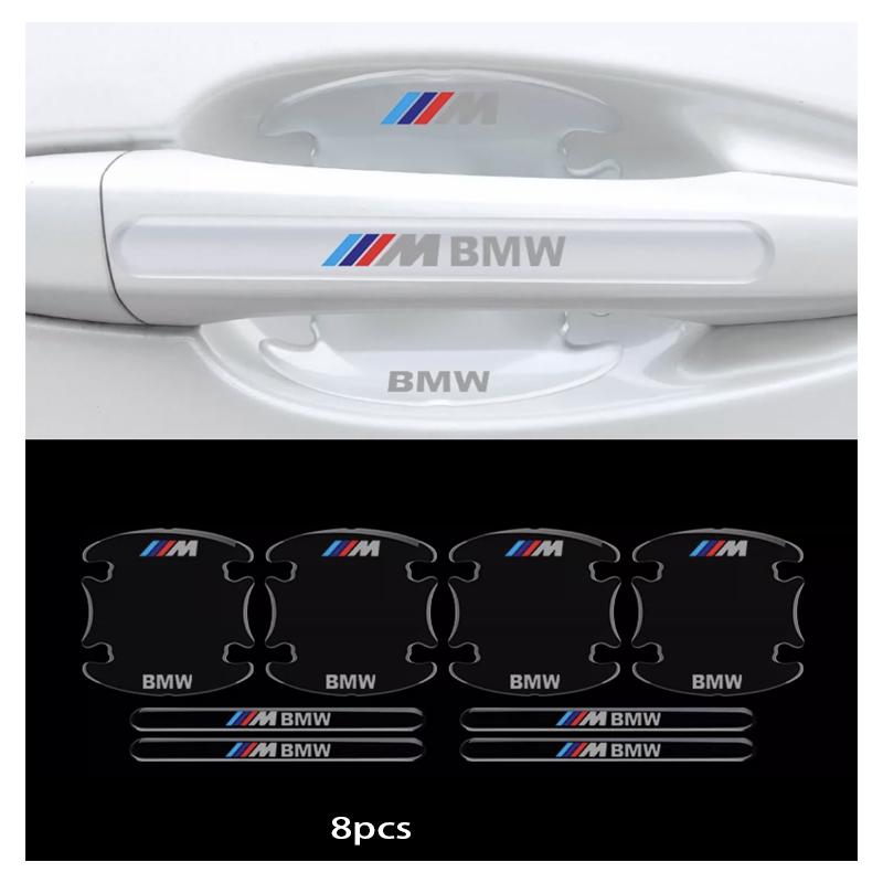 2025 Hot Car Door Door Handle Protector Stickers Transparent Anti-zgârieturi Film pentru BMW M M3 M5 X1 X3 X5 X6 E90 E91 E92 E93 M3 E6
