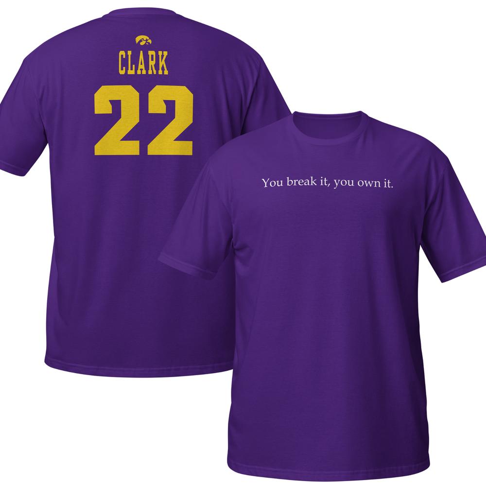 You Break It You Own It Shirt Caitlin Clark Shirt Are You Serious Clark