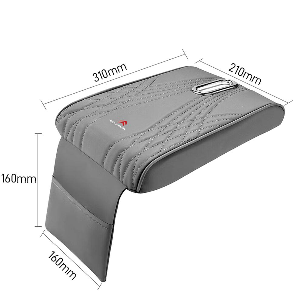 Car Armrest Cushion Mat Tissue Box Holder Center Console Cover Pad For Citroen C1 C3 C4 C5 C6 2CV VTS Picasso DS C4L DS3 DS4 DS5