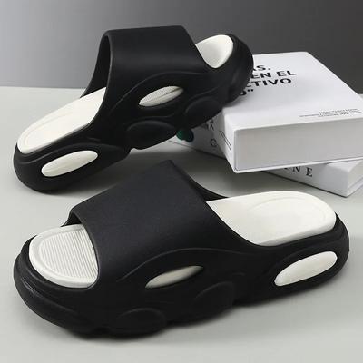 Ciabatte da Uomo con Zeppa e Cuscinetto d'Aria Morbido EVA da Donna Slip On Creeper Zoccoli Infradito Scivoli da Esterno Scarpe Sandali Estivi