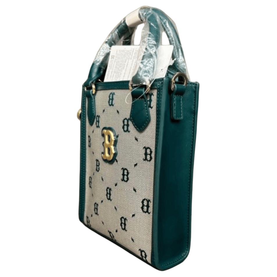 New MLB Polyester Shoulder Bag, Crossbody Bag, Handbag Regular Unisex Green 7ACRMDB4N-43BGL