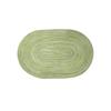 2pcs Washable Boho Oval Braided Placemat Hand-woven Heat Insulation Pad  Dining Table