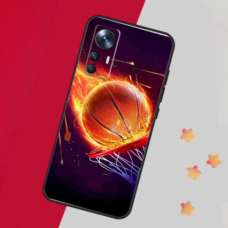 

Basketball On Fire Case For Xiaomi 14 13 15 Ultra 11T 12T 13T 14T Pro Cover For POCO X7 Pro X3 X5 X6 F5 F6 F7 Xiaomi 15 Pro