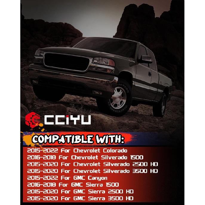 CCIYU Front Power Window Switch Compatible for Chevrolet Colorado 2015 16 17 18 19 20 21 2022,for GMC Canyon 2015-2022 | Replaces 23427095