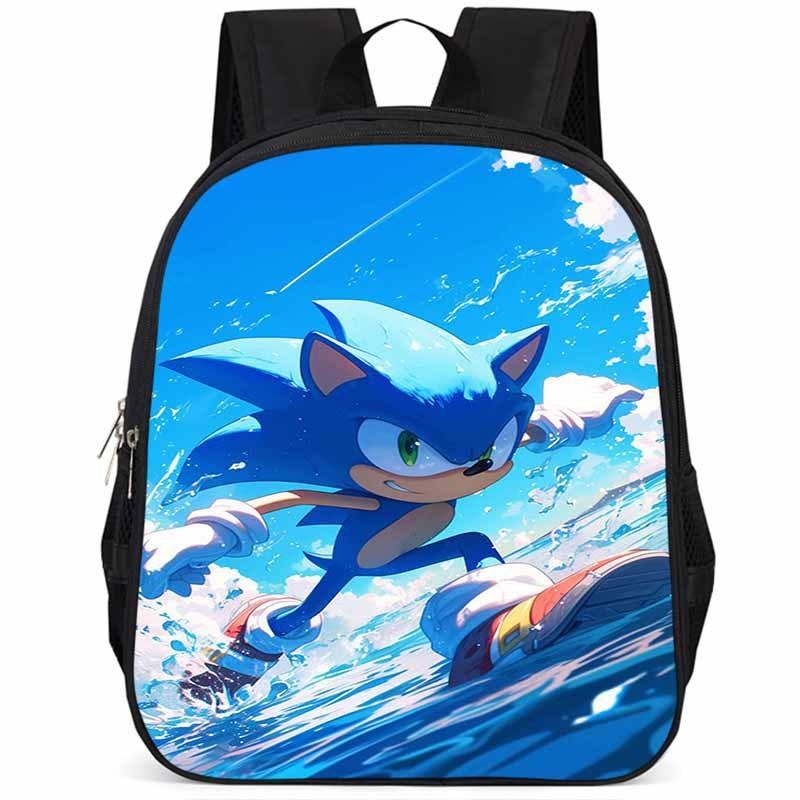 Sonic 15-inch Large Capacity Lightweight Oxford Cloth Backpack For Kids