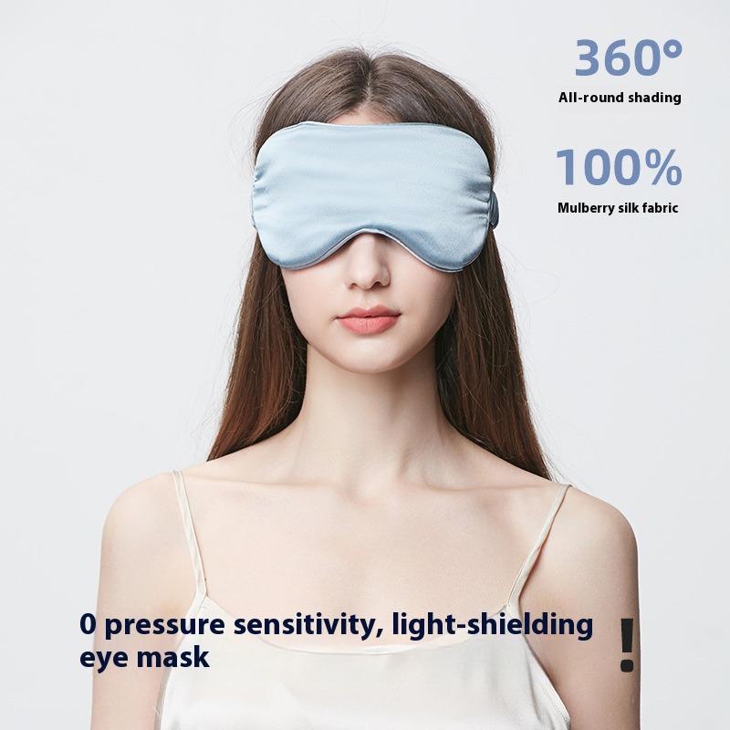 Double Side Mulberry Silk Yoga Meditation Eye Mask Blackout Sleeping Comfortable Eyesight Protection Fatigue Relief