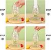 500/700ML Plastic Cocktail Shaker with Scale Transparent Shake Cups Wine Barware Drink Mixer Shakers Bottles Home Bar Utensils