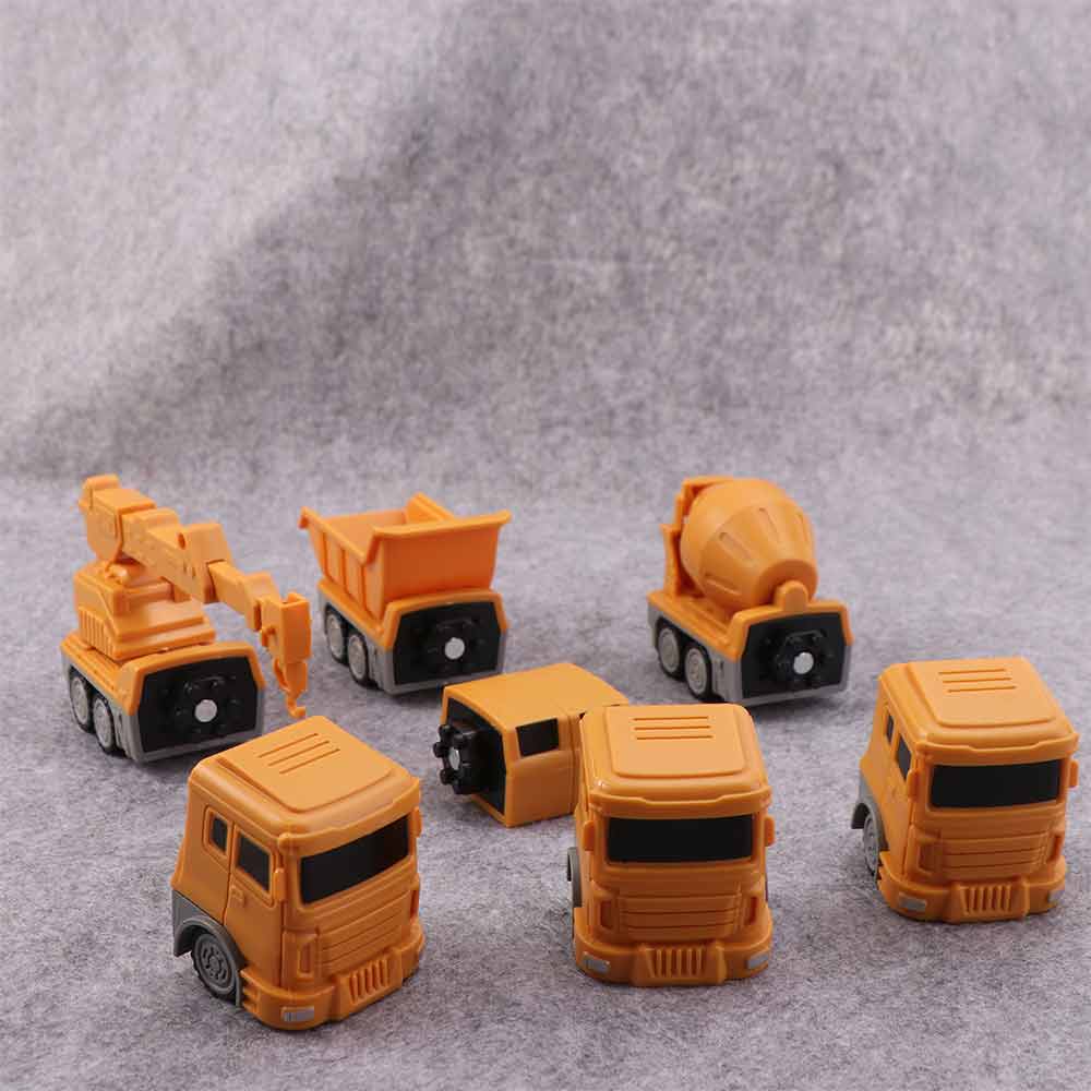 Deformation Magnetic Transform Engineering Excavator Mixer Truck Car Assembly Engineering Vehicle Detachable Multi-functional