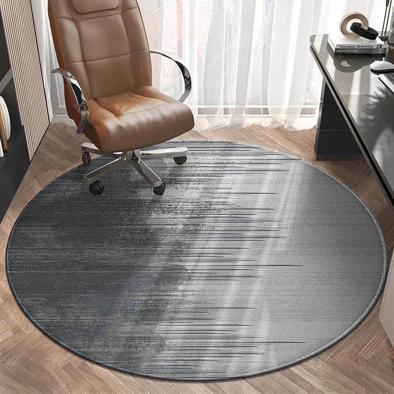 Bedroom Round Floor Mat Dirt Resistant Round Carpet Office Computer Gaming Swivel Chair Rocking Table Study Stool Under Study