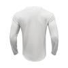 Men's Spring and Autumn Solid Color Men's T-shirt Long Sleeve Casual Slim Button-down V-neck Top