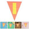  4 Pcs Reflective Warning Flag Bikes Trailer Children's Bicycle Advertising Pennant Safety Replacement Car Pole