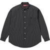 Supreme Pinstripe Shirt Black