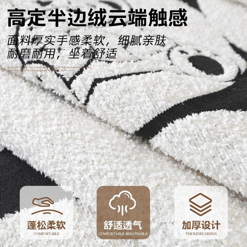 Cartoon Autumn And Winter Sofa Cushion  New Four-Season Universal Non-Slip Leather Sofa Seat Cushion Straight Row Sofa Cover Towel