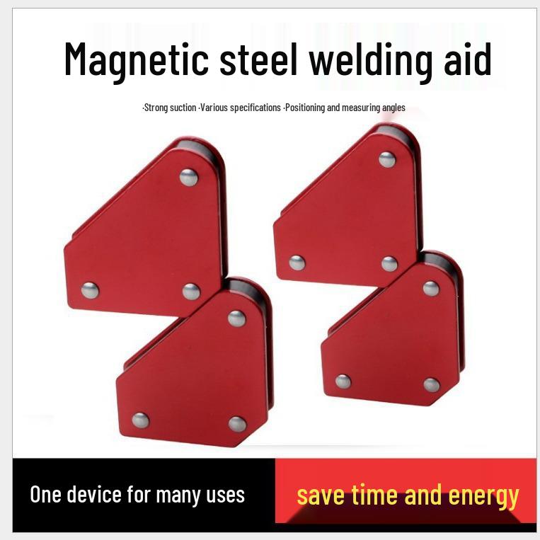 4-Piece Mini Magnetic Welding Positioner Set - 9Lb Capacity Tool