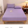 2025 Washed Flannel Solid Color Fitted Sheet: Non-Slip All-Inclusive Mattress Protector Bedspread