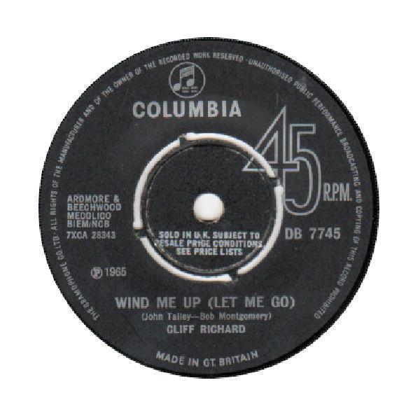 

7-дюймовая пластинка КЛИФФ РИЧАРД - Заведи меня (Отпусти меня) DB7745 Columbia 1965 UK Рок Б/у