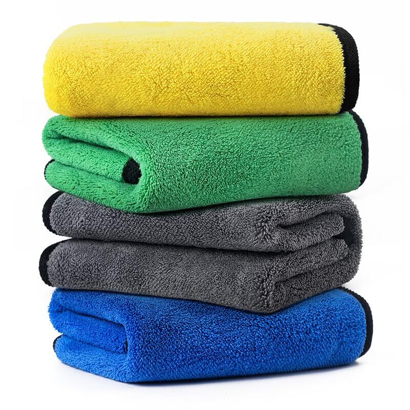 Langxi Double-Sided Fleece Square Towel