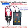 Testeur d'injecteur de carburant et outil de nettoyage DIY Kit d'outils de nettoyage automobile Nettoyeur de rinçage d'injecteur Portable 4 Modes d'impulsion Carburant de voiture