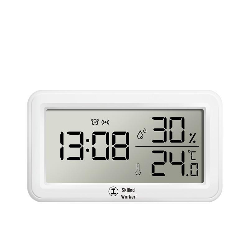 Green Forest Wall-Mounted Digital Thermometer & Hygrometer - High-Precision Indoor Display for Baby Room