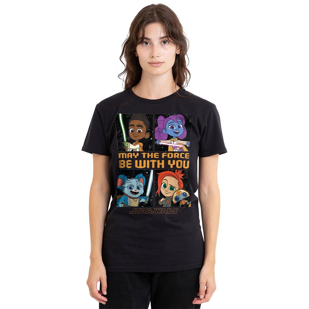 Star Wars Unisex Adult Young Jedi Adventure Among The Stars T-Shirt