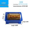 Rectangular Plastic Parts Box with Thickened Walls for Hardware and Tools