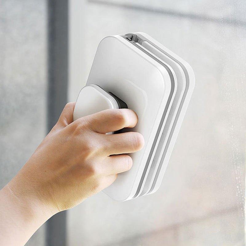Double-Sided Magnetic Window Cleaner - Strong Suction Glass Cleaner For High Windows, Double-side Safe & Practical Household Cleaning Tool