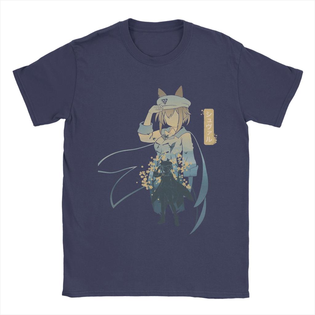 Unisex TShirts Cheval Grand Uma Musume Anime Fashion 100 Cotton Tee Shirt Short Sleeve T Shirts Crew Neck Clothing Summer