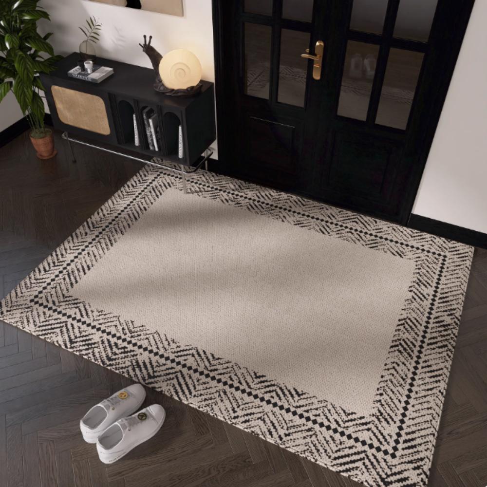 Floor Mat for Entry Door Carpet for Entryway Door Mat for Entry Soiled Mat Retro Door Mat for Soiled Floor Mat