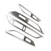 4 pezzi Acciaio inossidabile Auto Alzacristalli Interruttore Pannello di controllo Cornice Copertura Rivestimento per Peugeot 3008 GT 5008 GT 2017 2018 Accessori Auto