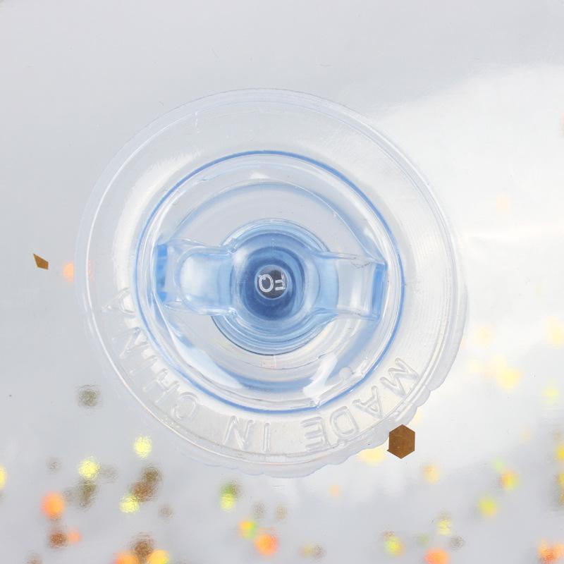 New Sequin-Backrest Floating Water Lounger Inflatable Bed