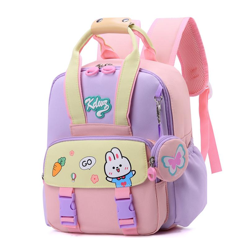 Kindergarten Bag Large Capacity Children's Cartoon Backpack School Bag for Boys and Girls