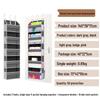 Five-Layer Non-Woven Over-the-Door Large Capacity Hanging Storage Bag for Home or Bedroom