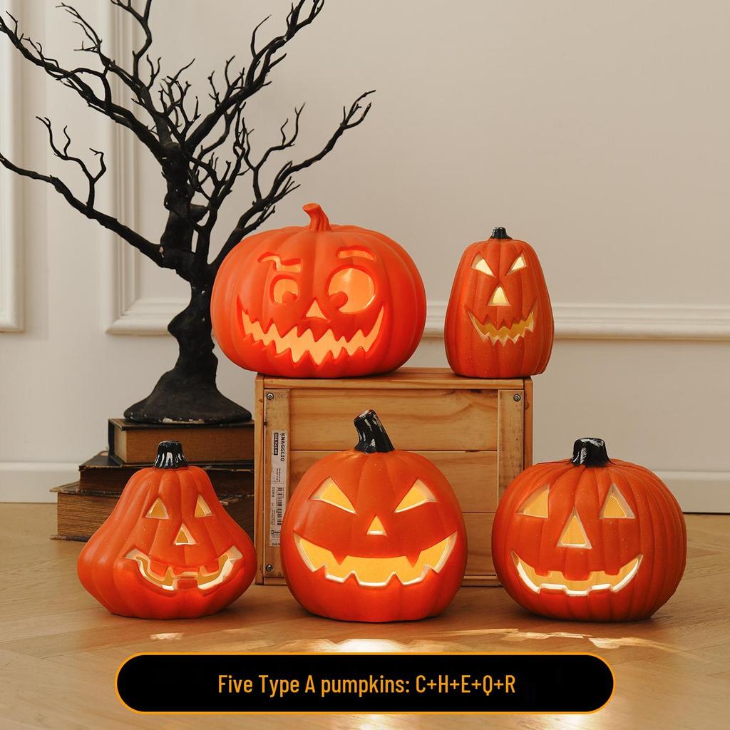 Halloween Large Pumpkin Lantern: Festive Decor for Doorways, Bars, and Shops