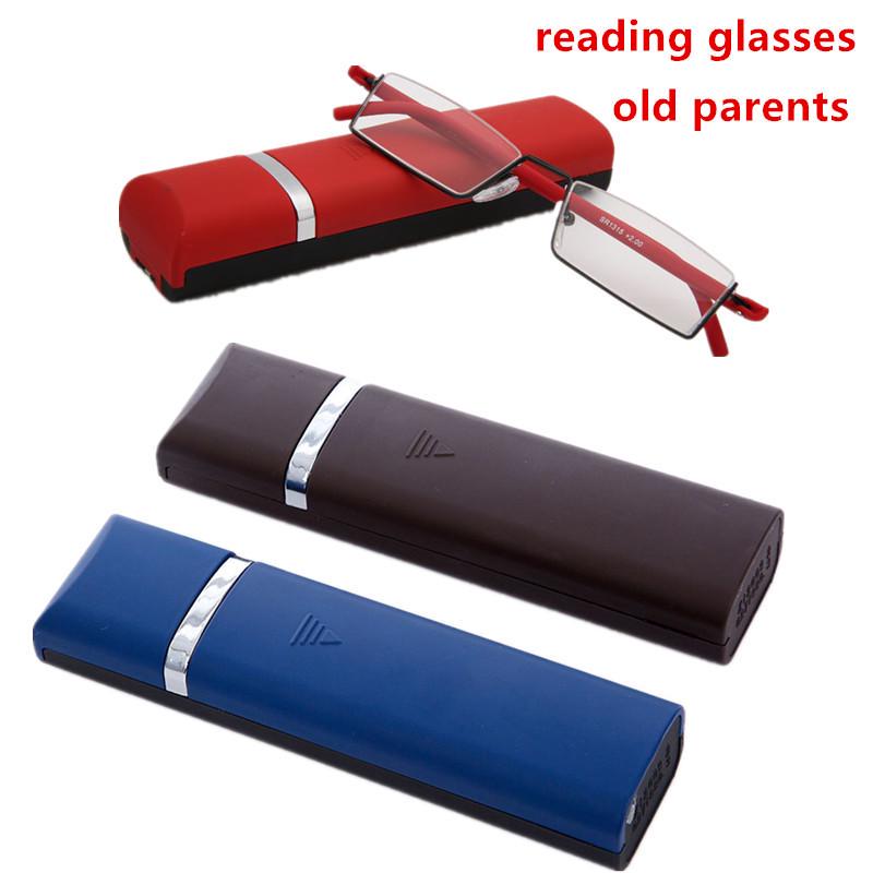 Unisex Frame Steel Portable Titanium High-definition Reading Half Ultralight Glasses  Jewelry