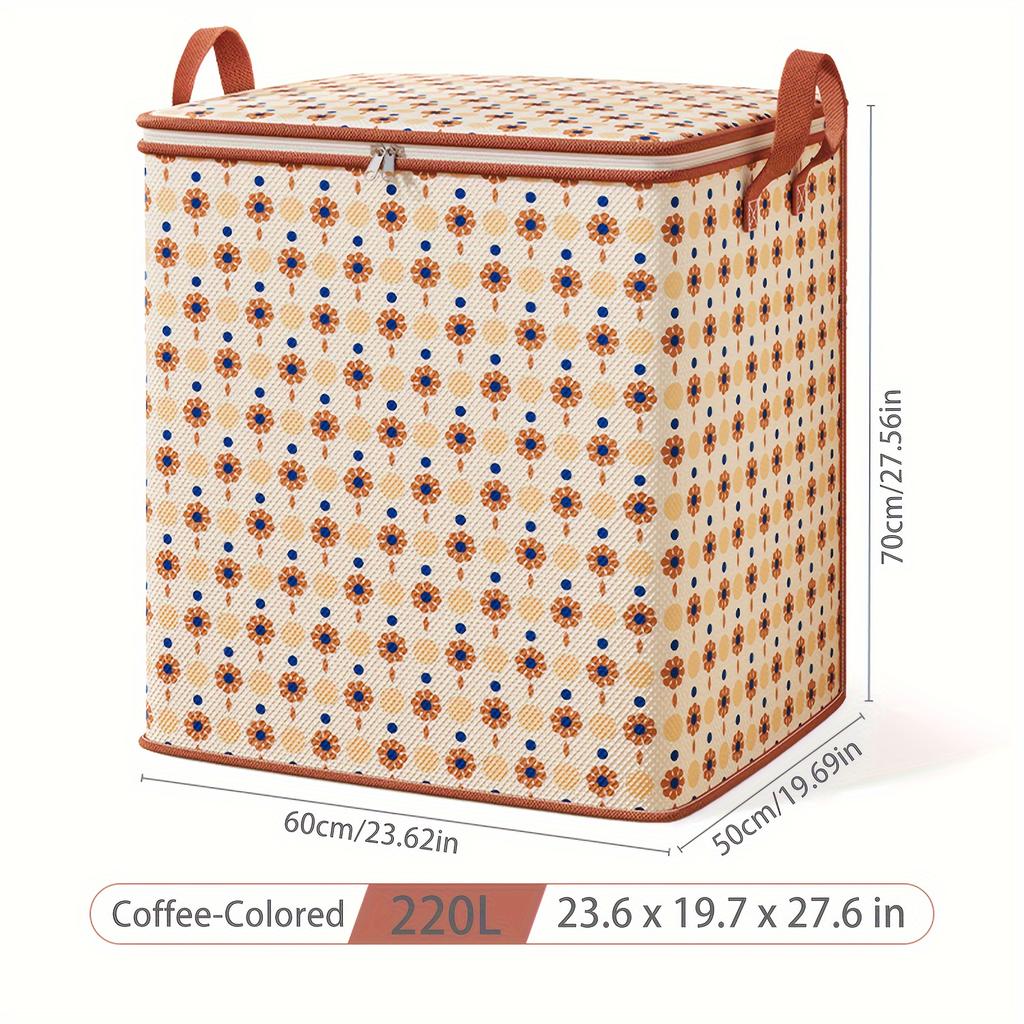 One Small Flower Polka Dot Jumbo, Extra Large Clothes Storage Bag, Foldable Super Large Quilt Bag, Suitable for Toys, Clothes, and Quilts