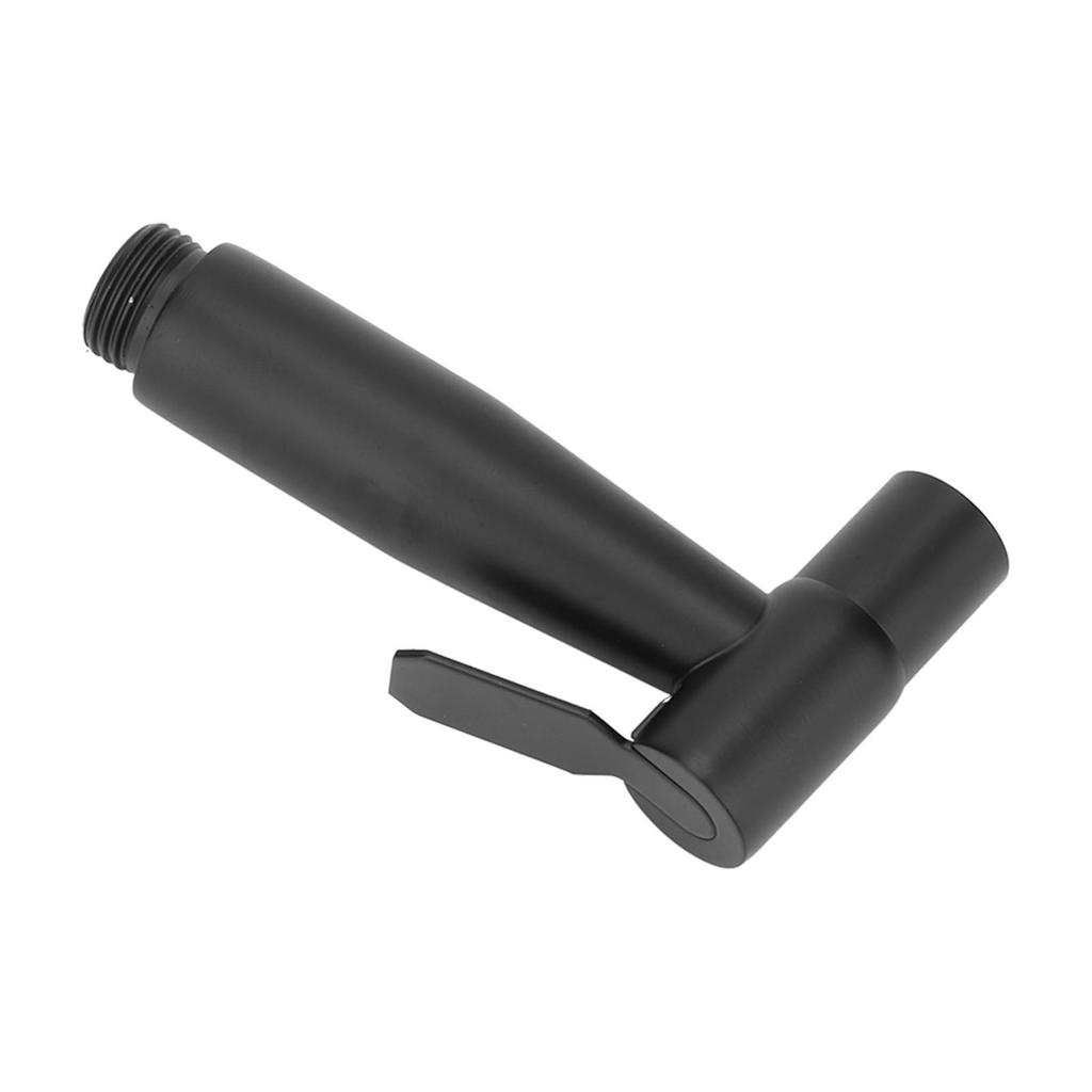 Black 304 Stainless Steel Handheld Pressurized Sprayer with 1.2m Hose and Wall Hook for Toilet