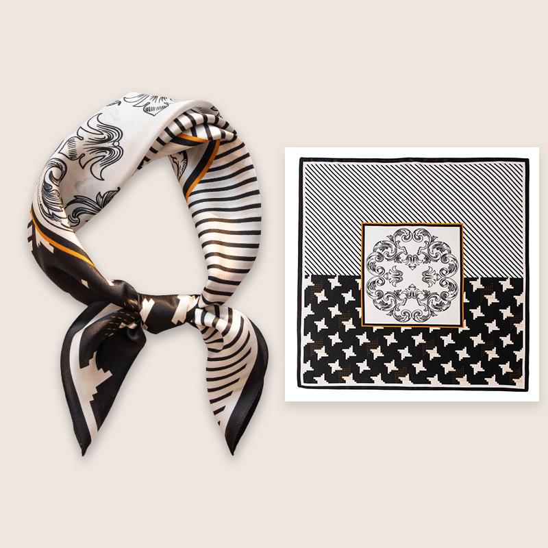 Literary small floral summer 100%  mulberry silk shawl age-reducing fashion neck protection professional scarf