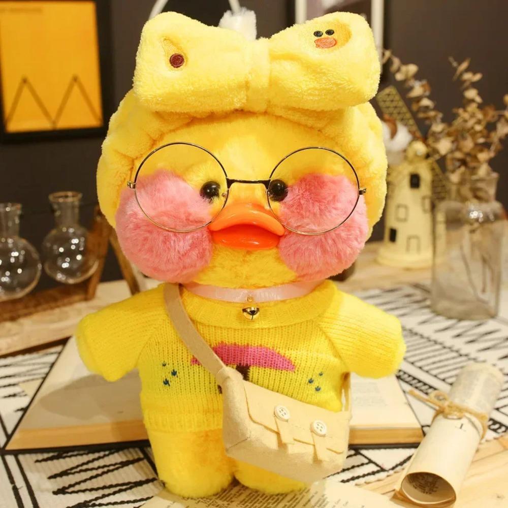 30cm Ente Plüsch Lalafanfan Ente Niedliche Stofftiere gelbe Ente Umarmung Flifan Ente Kawaii Plüschtiere Tier Plüschtiere Kissen Weiches Spielzeug