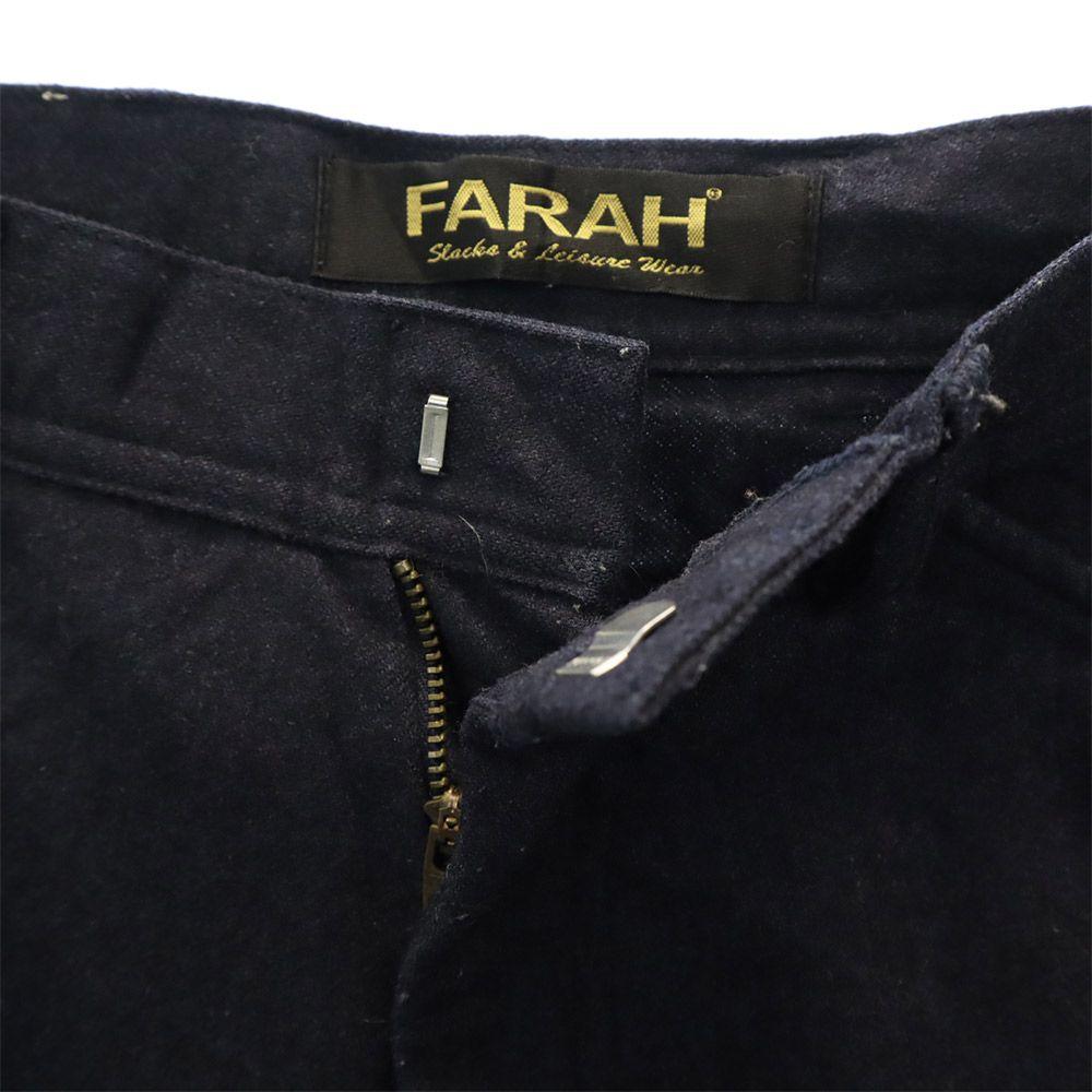 Farah Slacks Pants W30 Navy Tapered Pants Men's Used