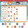 Boho 32 Chore Charts Behavior Reward Chart System,Sticker Chore Chart Pad for Kids with 2328 Stickers, 12.2" x 9.8" Magnetic Reward Chart to Develop