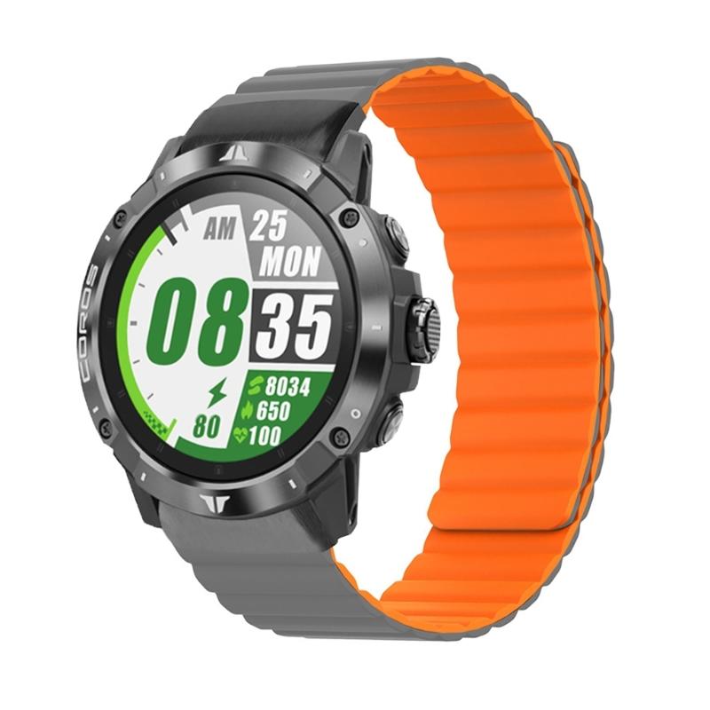Watch Strap Suitable for Coros Vertix 2 Smartwatch Magnetic Silicone Sport Wristband Bracelet Replacement Soft Watchband