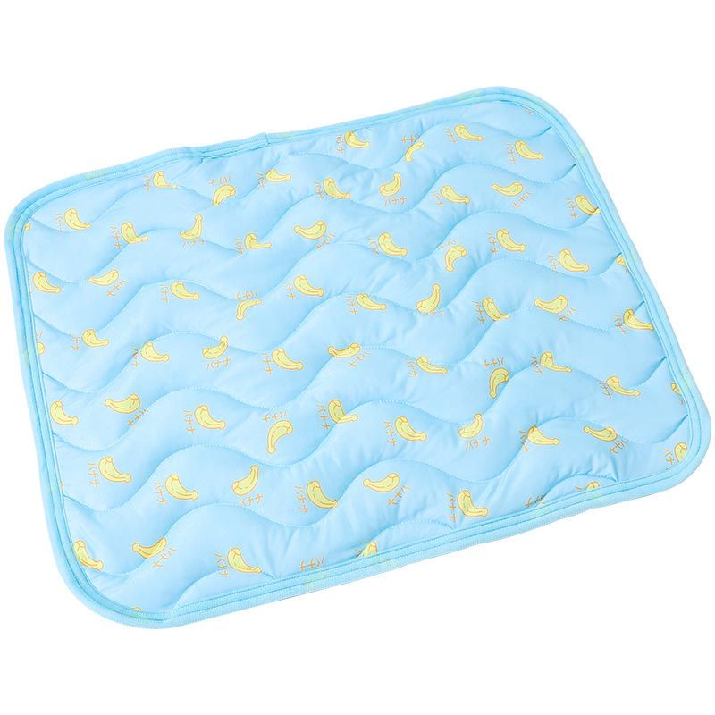 Summer Cooling Ice Silk Pet Mat: Breathable Cat and Dog Bed for a Cool Sleeping Experience