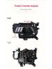 LED Mustang-Style Daytime Running & Xenon Headlight Assembly for 2016-2019 Cherokee