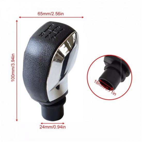5 Speed Interior Parts Gear Stick Shift Manual Knob For Peugeot 208 2008 301 308