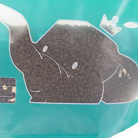 Pet Food Storage Bag Resealable Plastic Storage Bag for Dry Food Snacks Portable Pet Food Sealing Bag for Travel Camping Hiking