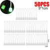 1/50PCS Luminous Zipper Pull Rope Glow in The Dark Zipper Head Anti-lost Backpack Clothes Jackets Slider Head Sewing Repair Kits