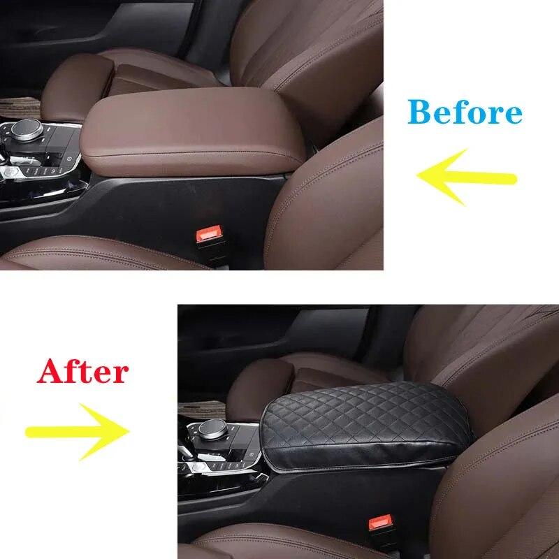 Car Center Console Armrest Box Protective Cover Fit For BMW X3 X4 G01 G02 2018-2022 Auto Accessories Armrest Pad